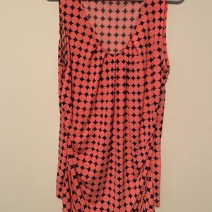 Large NY&C  pink and black top